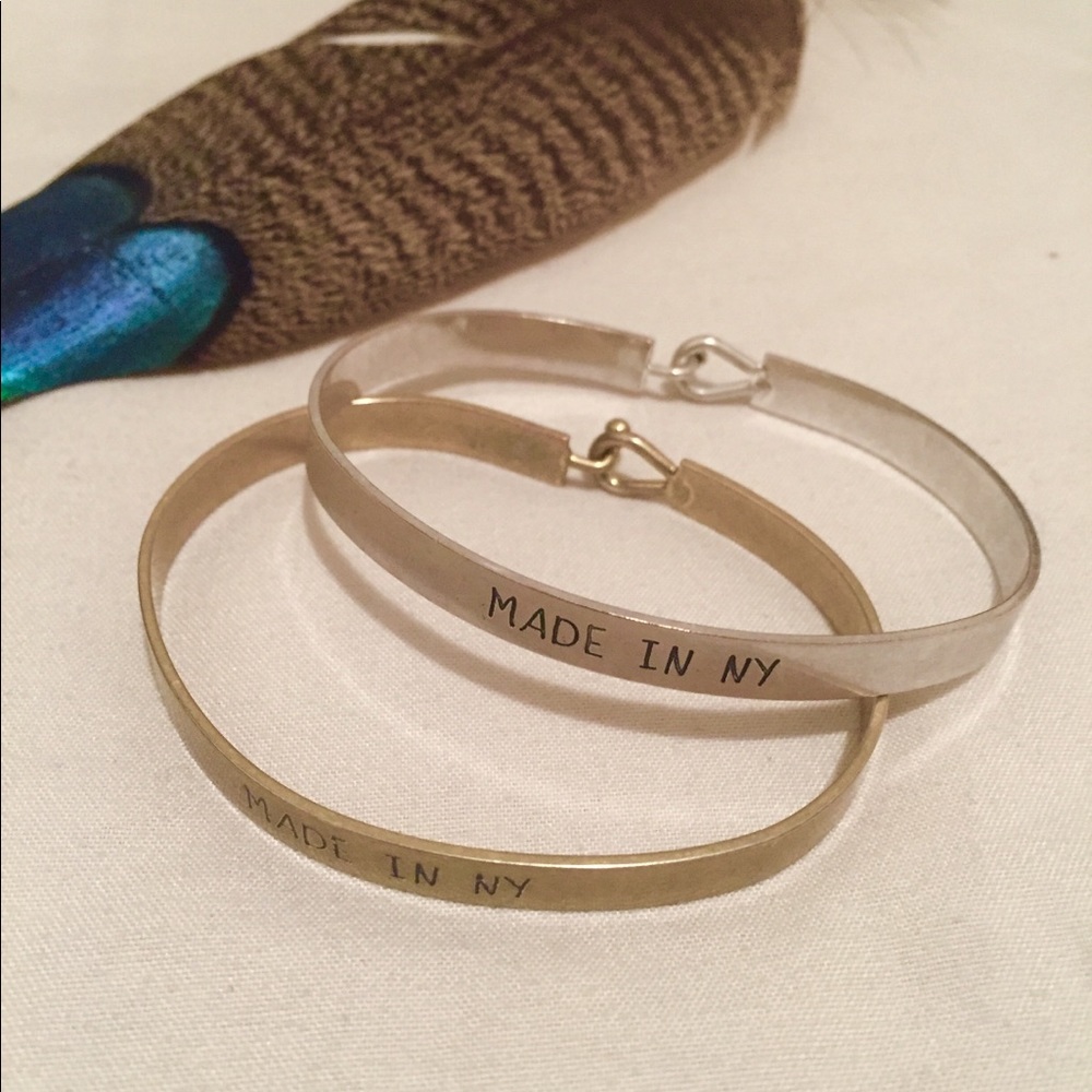 ❤️”MADE IN NY” Bangle bracelets❤️